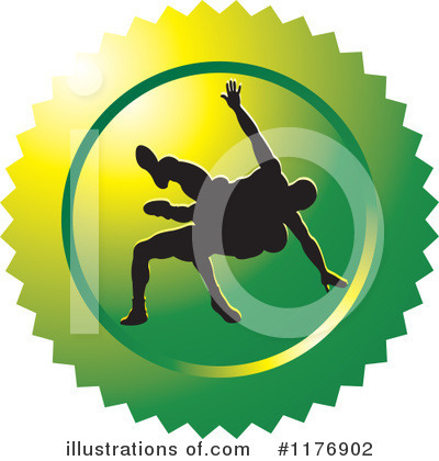 Royalty-Free (RF) Wrestling Clipart Illustration by Lal Perera - Stock Sample #1176902