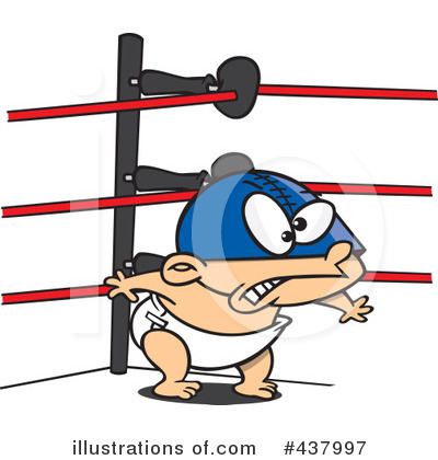 Wrestling Clipart #437997 by toonaday