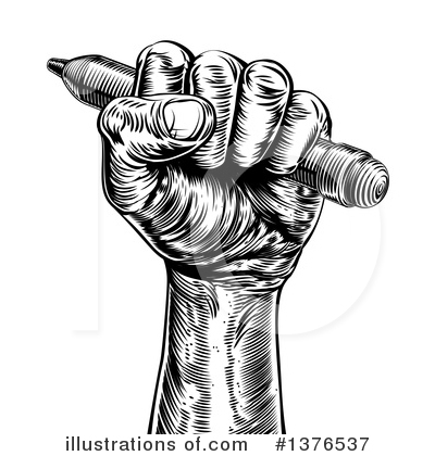 Fist Clipart #1376537 by AtStockIllustration