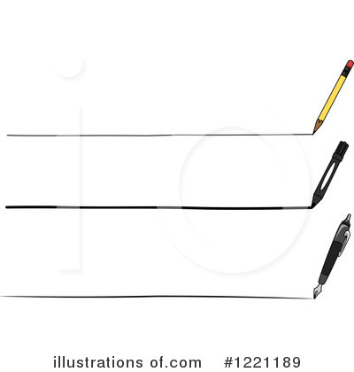 Royalty-Free (RF) Writing Clipart Illustration by BNP Design Studio - Stock Sample #1221189