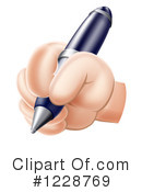 Writing Clipart #1228769 by AtStockIllustration