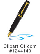 Writing Clipart #1244140 by Lal Perera