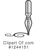 Writing Clipart #1244151 by Lal Perera