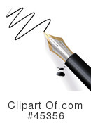 Writing Clipart #45356 by Oligo