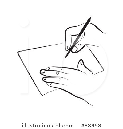 Royalty-Free (RF) Writing Clipart Illustration by Prawny - Stock Sample #83653