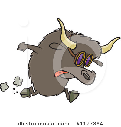 Yak Clipart #1177364 by toonaday