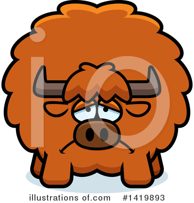 Yak Clipart #1419893 by Cory Thoman