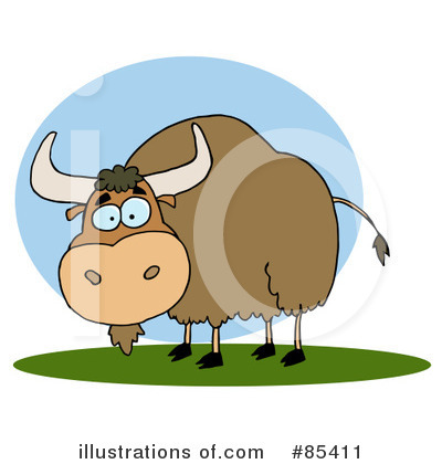 Yak Clipart #85411 by Hit Toon
