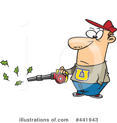 Leaf Blower Clipart #441943 by toonaday