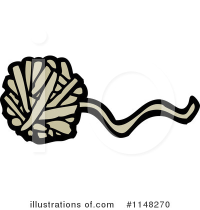 Royalty-Free (RF) Yarn Clipart Illustration by lineartestpilot - Stock Sample #1148270