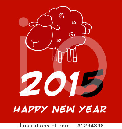 Royalty-Free (RF) Year Of The Sheep Clipart Illustration by Hit Toon - Stock Sample #1264398