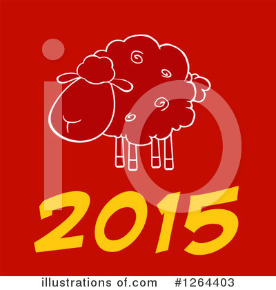 Royalty-Free (RF) Year Of The Sheep Clipart Illustration by Hit Toon - Stock Sample #1264403