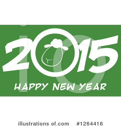 Royalty-Free (RF) Year Of The Sheep Clipart Illustration by Hit Toon - Stock Sample #1264416
