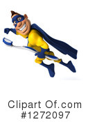 Yellow And Blue Super Hero Clipart #1272097 by Julos