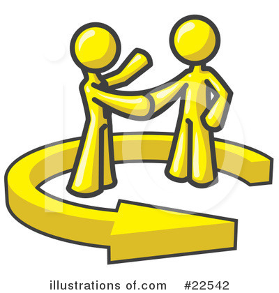 Royalty-Free (RF) Yellow Collection Clipart Illustration by Leo Blanchette - Stock Sample #22542