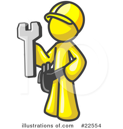 Royalty-Free (RF) Yellow Collection Clipart Illustration by Leo Blanchette - Stock Sample #22554