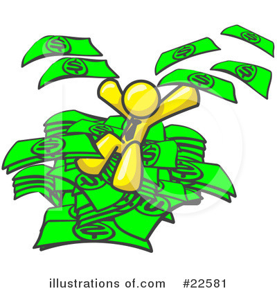 Royalty-Free (RF) Yellow Collection Clipart Illustration by Leo Blanchette - Stock Sample #22581