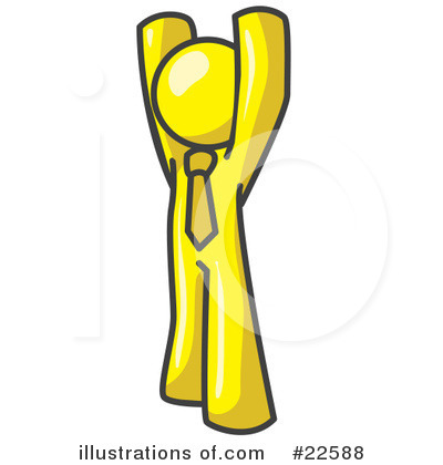 Royalty-Free (RF) Yellow Collection Clipart Illustration by Leo Blanchette - Stock Sample #22588