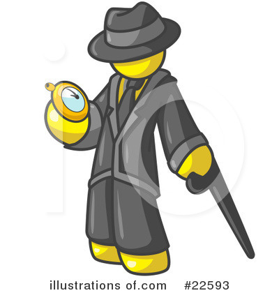 Royalty-Free (RF) Yellow Collection Clipart Illustration by Leo Blanchette - Stock Sample #22593