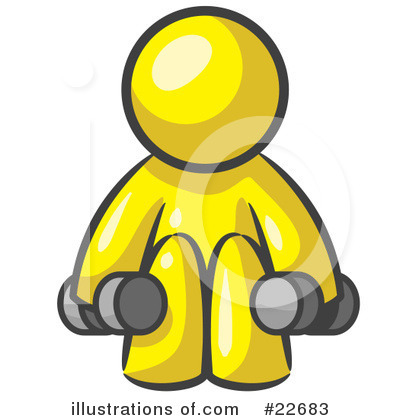 Royalty-Free (RF) Yellow Collection Clipart Illustration by Leo Blanchette - Stock Sample #22683