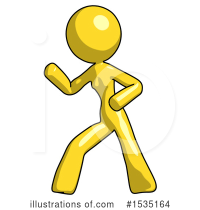 Royalty-Free (RF) Yellow Design Mascot Clipart Illustration by Leo Blanchette - Stock Sample #1535164