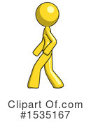 Yellow Design Mascot Clipart #1535167 by Leo Blanchette