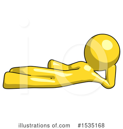 Royalty-Free (RF) Yellow Design Mascot Clipart Illustration by Leo Blanchette - Stock Sample #1535168