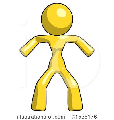 Royalty-Free (RF) Yellow Design Mascot Clipart Illustration by Leo Blanchette - Stock Sample #1535176