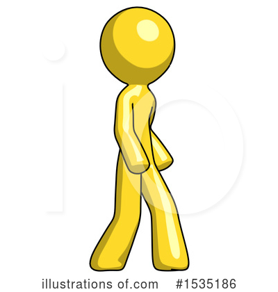 Royalty-Free (RF) Yellow Design Mascot Clipart Illustration by Leo Blanchette - Stock Sample #1535186
