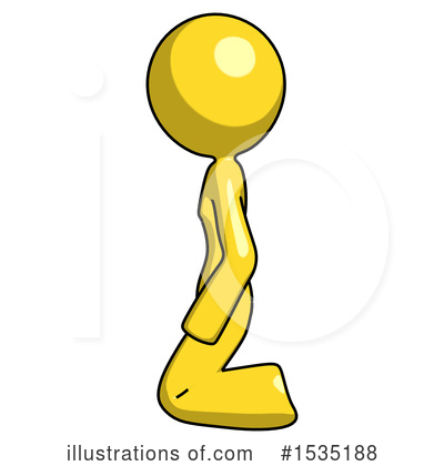 Royalty-Free (RF) Yellow Design Mascot Clipart Illustration by Leo Blanchette - Stock Sample #1535188