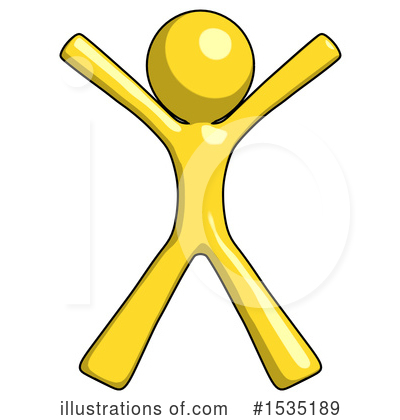 Royalty-Free (RF) Yellow Design Mascot Clipart Illustration by Leo Blanchette - Stock Sample #1535189