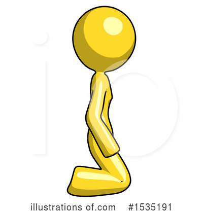 Royalty-Free (RF) Yellow Design Mascot Clipart Illustration by Leo Blanchette - Stock Sample #1535191