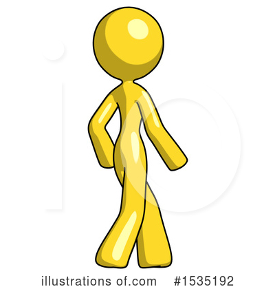 Royalty-Free (RF) Yellow Design Mascot Clipart Illustration by Leo Blanchette - Stock Sample #1535192
