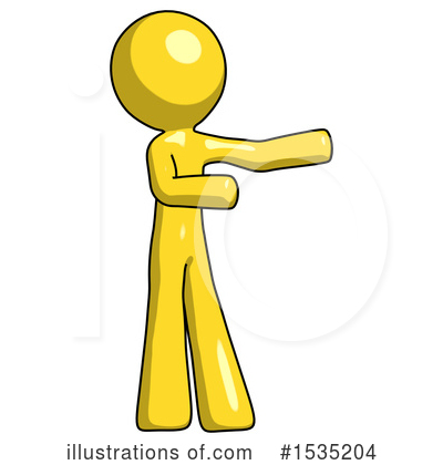 Royalty-Free (RF) Yellow Design Mascot Clipart Illustration by Leo Blanchette - Stock Sample #1535204