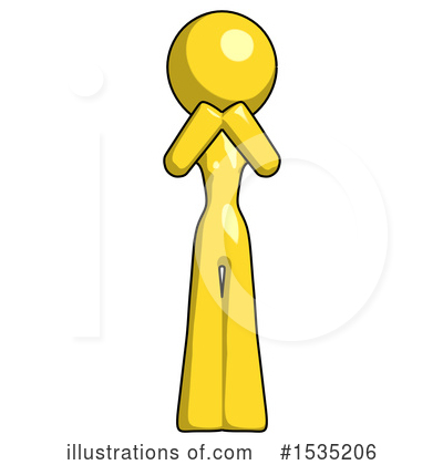 Royalty-Free (RF) Yellow Design Mascot Clipart Illustration by Leo Blanchette - Stock Sample #1535206