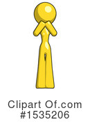 Yellow Design Mascot Clipart #1535206 by Leo Blanchette