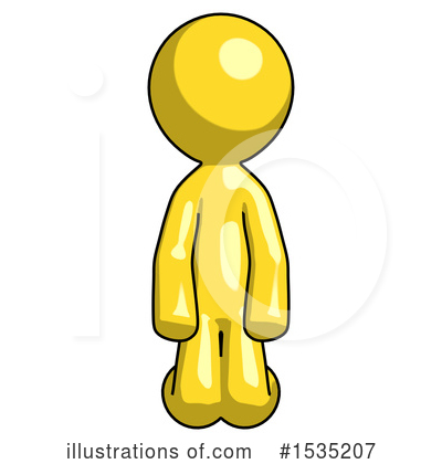 Royalty-Free (RF) Yellow Design Mascot Clipart Illustration by Leo Blanchette - Stock Sample #1535207