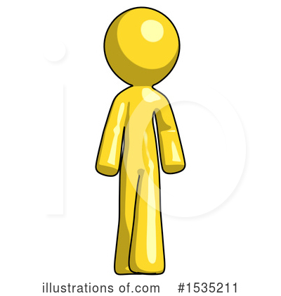 Royalty-Free (RF) Yellow Design Mascot Clipart Illustration by Leo Blanchette - Stock Sample #1535211