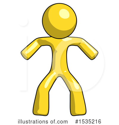 Royalty-Free (RF) Yellow Design Mascot Clipart Illustration by Leo Blanchette - Stock Sample #1535216