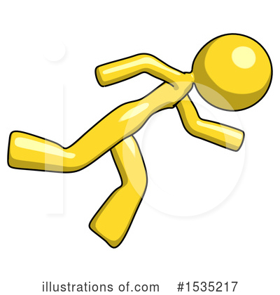 Royalty-Free (RF) Yellow Design Mascot Clipart Illustration by Leo Blanchette - Stock Sample #1535217