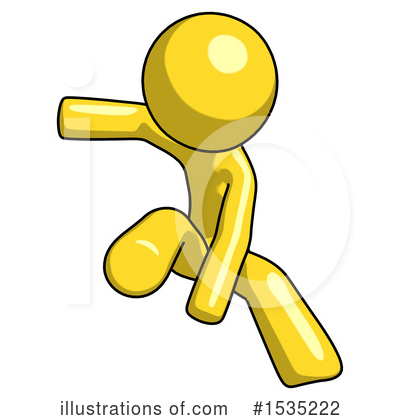 Royalty-Free (RF) Yellow Design Mascot Clipart Illustration by Leo Blanchette - Stock Sample #1535222