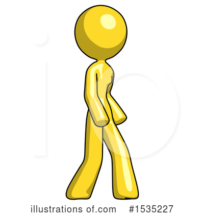 Royalty-Free (RF) Yellow Design Mascot Clipart Illustration by Leo Blanchette - Stock Sample #1535227