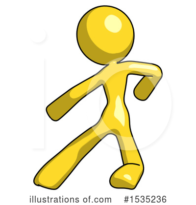 Royalty-Free (RF) Yellow Design Mascot Clipart Illustration by Leo Blanchette - Stock Sample #1535236
