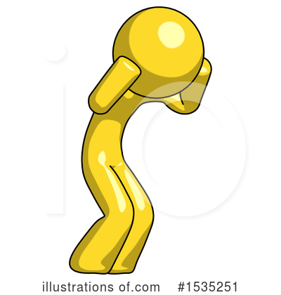 Royalty-Free (RF) Yellow Design Mascot Clipart Illustration by Leo Blanchette - Stock Sample #1535251
