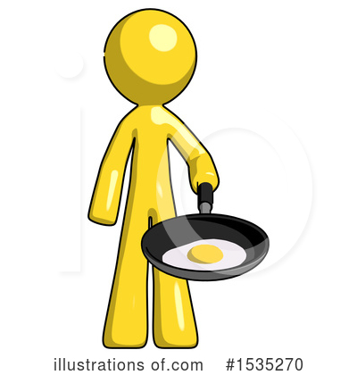 Royalty-Free (RF) Yellow Design Mascot Clipart Illustration by Leo Blanchette - Stock Sample #1535270