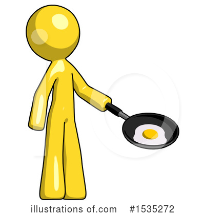 Royalty-Free (RF) Yellow Design Mascot Clipart Illustration by Leo Blanchette - Stock Sample #1535272