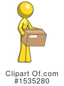 Yellow Design Mascot Clipart #1535280 by Leo Blanchette