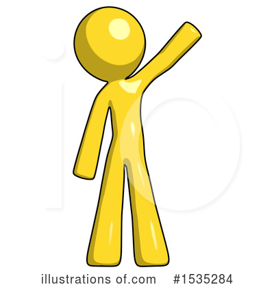 Royalty-Free (RF) Yellow Design Mascot Clipart Illustration by Leo Blanchette - Stock Sample #1535284