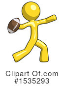 Yellow Design Mascot Clipart #1535293 by Leo Blanchette