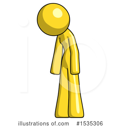 Royalty-Free (RF) Yellow Design Mascot Clipart Illustration by Leo Blanchette - Stock Sample #1535306